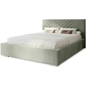 Höffner Polsterbett mit Stauraum Aberfeldy ¦ grau ¦ Maße (cm): B: 215 H: 100