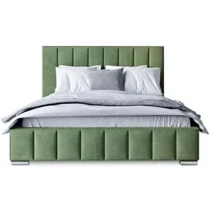 Höffner Polsterbett mit Stauraum Margate ¦ grün ¦ Maße (cm): B: 175 H: 100