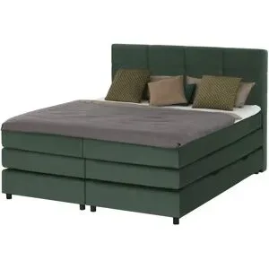 Höffner Boxspringbett  Wind ¦ grün ¦ Maße (cm): B: 140 H: 152