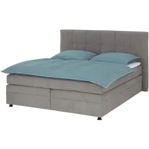 smart Boxbett  Classic ¦ grau ¦ Maße (cm): B: 207 H: 122