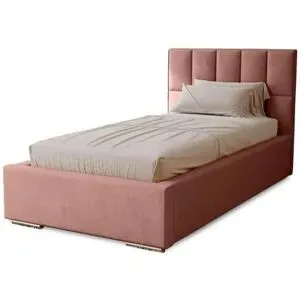 Höffner Polsterbett mit Stauraum Draven ¦ rosa/pink ¦ Maße (cm): B: 95 H: 100