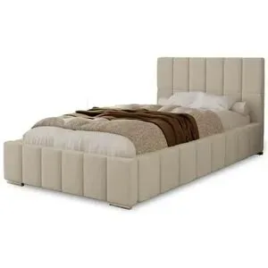 Höffner Polsterbett mit Stauraum  Ayr ¦ beige ¦ Maße (cm): B: 105 H: 100