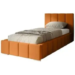 Höffner Polsterbett mit Stauraum Margate ¦ orange ¦ Maße (cm): B: 115 H: 100