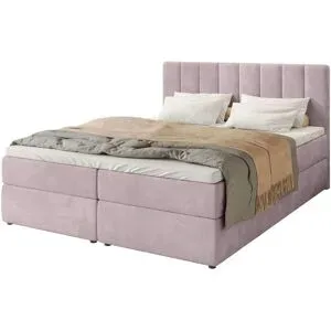 Höffner Boxbett mit Stauraum und Topper Devora ¦ rosa/pink ¦ Maße (cm): B: 180 H: 102