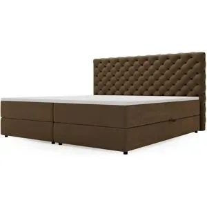 GrainGold Boxbett mit Stauraum Belford ¦ braun ¦ Maße (cm): B: 188 H: 119