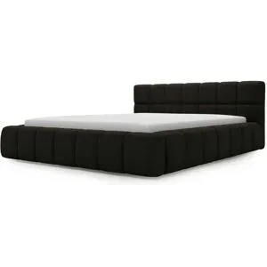 GrainGold Polsterbett mit Stauraum Alcester ¦ schwarz ¦ Maße (cm): B: 200 H: 85