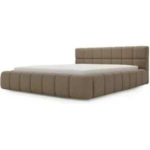 GrainGold Polsterbett mit Stauraum Alcester ¦ braun ¦ Maße (cm): B: 200 H: 85