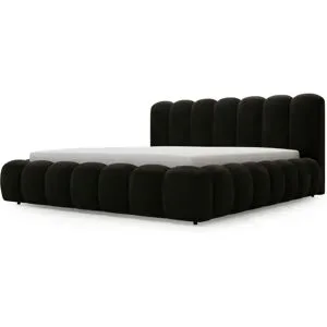 GrainGold Polsterbett mit Stauraum Avianna ¦ schwarz ¦ Maße (cm): B: 182 H: 93