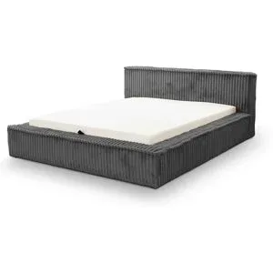 GrainGold Polsterbett mit Stauraum Langport ¦ grau ¦ Maße (cm): B: 215 H: 85