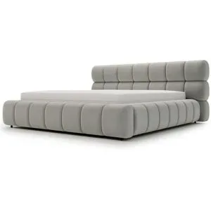 GrainGold Polsterbett mit Stauraum Marlow ¦ grau ¦ Maße (cm): B: 207 H: 95