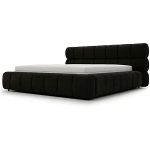 GrainGold Polsterbett mit Stauraum Marlow ¦ schwarz ¦ Maße (cm): B: 187 H: 95