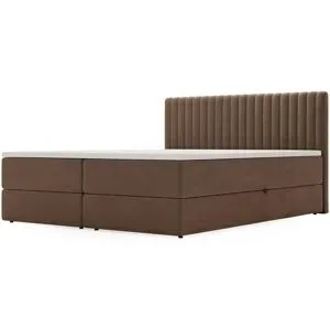 GrainGold Boxbett mit Stauraum Maine ¦ braun ¦ Maße (cm): B: 205 H: 105