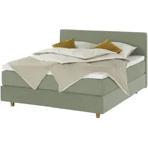 Jette Home Boxspringbett  Jette Flex ¦ grün ¦ Maße (cm): B: 145 H: 120,5