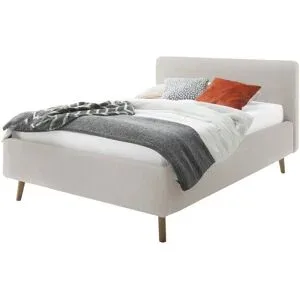Höffner Polsterbett  Mattis ¦ beige ¦ Maße (cm): B: 141 H: 105