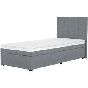 Höffner Boxbett  Duke ¦ grau ¦ Maße (cm): B: 97 H: 104