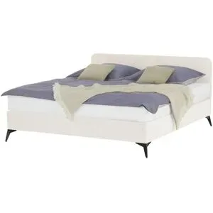 Höffner Polsterbett mit Matratze Simply ¦ creme ¦ Maße (cm): B: 161 H: 90