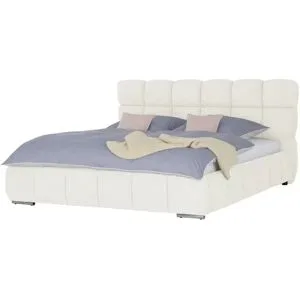 Höffner Polsterbett mit Bettkasten Savio ¦ creme ¦ Maße (cm): B: 190 H: 108