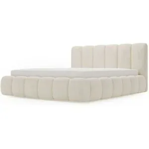 GrainGold Polsterbett mit Stauraum Cloud ¦ beige ¦ Maße (cm): B: 185 H: 105