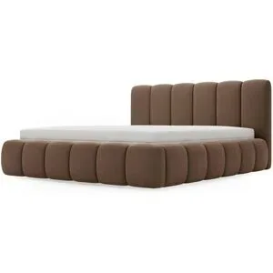 GrainGold Polsterbett mit Stauraum Cloud ¦ braun ¦ Maße (cm): B: 205 H: 105