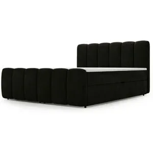 GrainGold Boxbett mit Stauraum Cloud Box ¦ schwarz ¦ Maße (cm): B: 143 H: 115