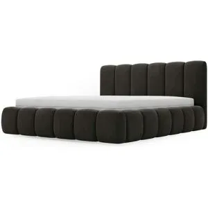 GrainGold Polsterbett mit Stauraum Cloud ¦ schwarz ¦ Maße (cm): B: 185 H: 105