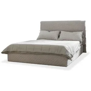 Miuform Polsterbett gemustert Sleepy Luna ¦ beige ¦ Maße (cm): B: 186 H: 105