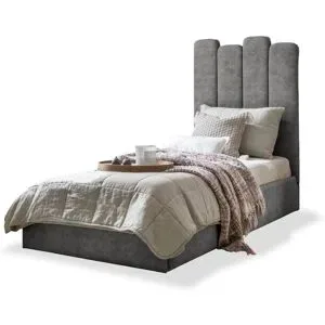 Miuform Polsterbett mit Bettkasten Dreamy Aurora ¦ grau ¦ Maße (cm): B: 97 H: