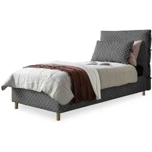 Miuform Polsterbett gemustert Sleepy Luna ¦ grau ¦ Maße (cm): B: 96 H: 112