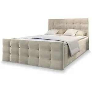 MASSENO Boxbett mit Bettkasten Amon ¦ beige ¦ Maße (cm): B: 180 H: 98