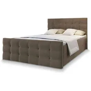 MASSENO Boxbett mit Bettkasten Amon ¦ braun ¦ Maße (cm): B: 140 H: 98