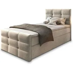 MASSENO Boxbett mit Bettkasten Amon ¦ beige ¦ Maße (cm): B: 100 H: 98