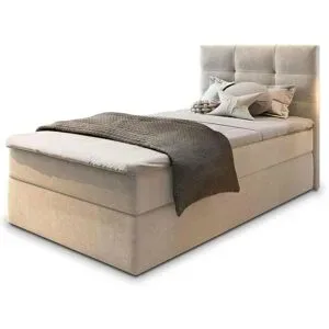 MASSENO Boxbett mit Bettkasten Glos ¦ beige ¦ Maße (cm): B: 80 H: 98