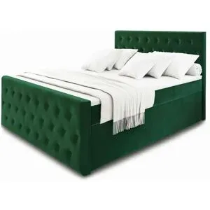 MASSENO Boxbett mit Bettkasten Fondi ¦ braun ¦ Maße (cm): B: 160 H: 120