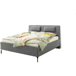 SCHÖNER WOHNEN Kollektion Polsterbett  Madrid ¦ grau ¦ Maße (cm): B: 188 H: 115