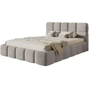 Selsey Polsterbett mit Bettkasten Cloudy ¦ grau ¦ Maße (cm): B: 180 H: 96