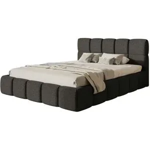 Selsey Polsterbett mit Lattenrost Cloudy ¦ grau ¦ Maße (cm): B: 220 H: 96