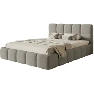 Selsey Polsterbett mit Lattenrost Cloudy ¦ grau ¦ Maße (cm): B: 160 H: 96