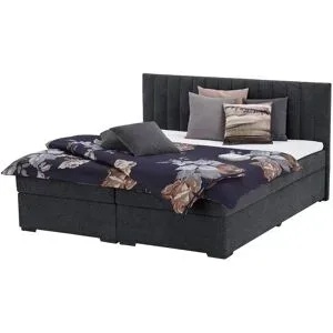 Höffner Boxbett  Didcot ¦ schwarz ¦ Maße (cm): B: 187 H: 104