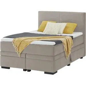 Boxspringbett mit Bettkasten Boxi Classic ¦ beige ¦ Maße (cm): B: 140 H: