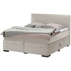 Boxspringbett mit Bettkasten Boxi Classic ¦ beige ¦ Maße (cm): B: 180 H: