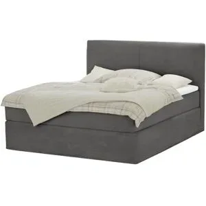 Boxspringbett  Boxi Classic ¦ grau ¦ Maße (cm): B: 180 H: 125