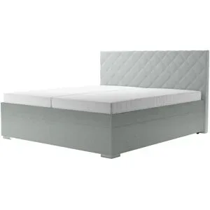 Höffner Polsterbett  Kelso ¦ grün ¦ Maße (cm): B: 192 H: 117