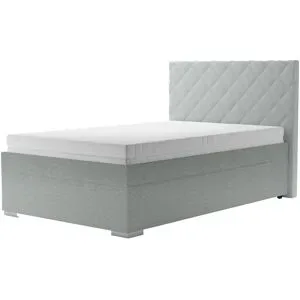 Höffner Polsterbett  Kelso ¦ grün ¦ Maße (cm): B: 131 H: 117
