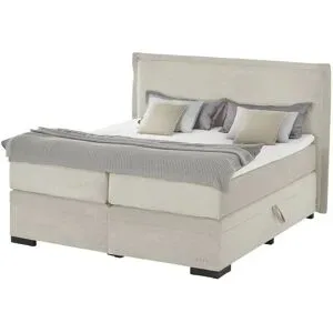 Jette Home Boxspringbett mit Bettkasten  Adapt ¦ beige ¦ Maße (cm): B: 202 H: