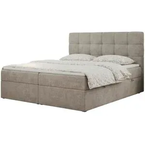 Höffner Boxbett mit Bettkasten Erni ¦ beige ¦ Maße (cm): B: 180 H: 110