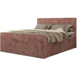 Höffner Boxbett mit Bettkasten Tiliano Duo ¦ rosa/pink ¦ Maße (cm): B: 164 H: 119