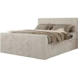 Höffner Boxbett mit Bettkasten Tiliano Duo ¦ beige ¦ Maße (cm): B: 164 H: 119