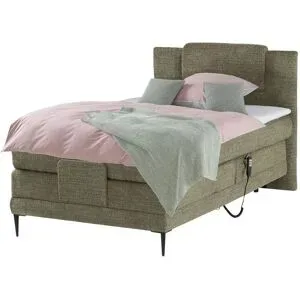 switch Motor-Boxspringbett  Wave ¦ grün ¦ Maße (cm): B: 110 H: 111