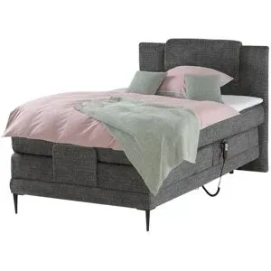 switch Motor-Boxspringbett  Wave ¦ schwarz ¦ Maße (cm): B: 130 H: 111