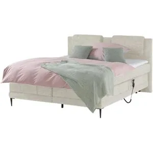 switch Motor-Boxspringbett  Wave ¦ creme ¦ Maße (cm): B: 150 H: 111